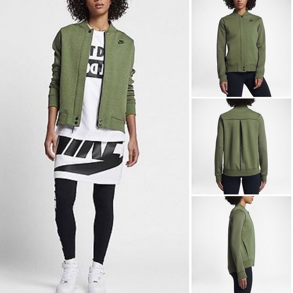 Nike Tech Fleece Destroyer Jacket Palm Green